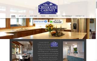 Creekside Cabinet & Design website