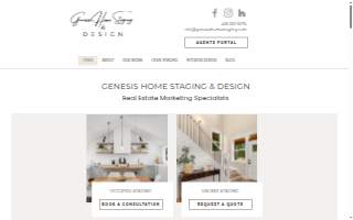 Genesis Home Staging of Silverdale website