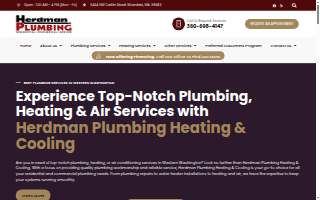Herdman Plumbing Heating & Cooling website