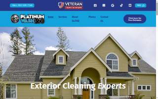 Platinum Wash 360 website