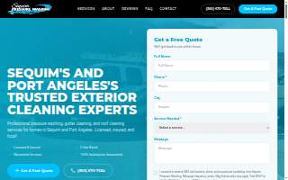 Sequim Pressure Washing website