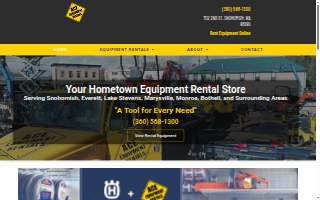 Ace Equipment Rentals website