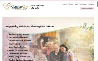 Comfort Care Adult Family Home website