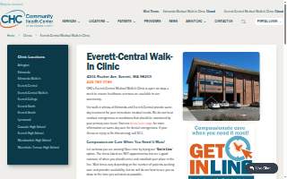 Community Health Center of Snohomish County - Everett-Central Walk-In Clinic website