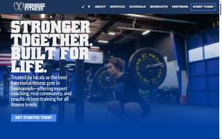 IronHide Fitness website