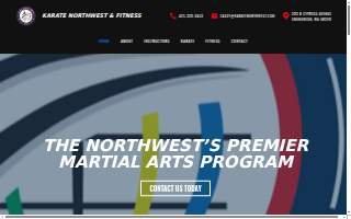 Karate Northwest website