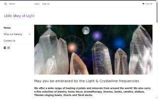 Little Shop of Light website