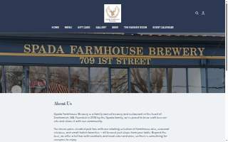 Spada Farmhouse Brewery website