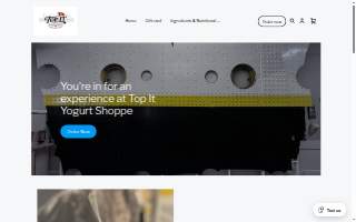 Top It Yogurt Shoppe website