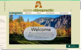 Alpine Chiropractic Center website