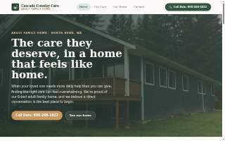 Cascade Country Care Adult Family Home LLC website