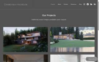 Christensen Architects website