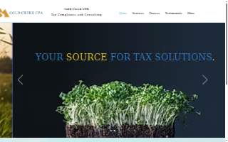 Gold Creek CPA website
