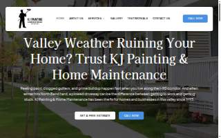 KJ Painting & Home Maintenance, LLC website