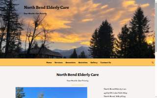 North Bend Elderly Care website