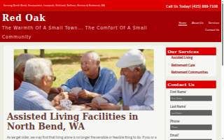 Red Oak Residence website