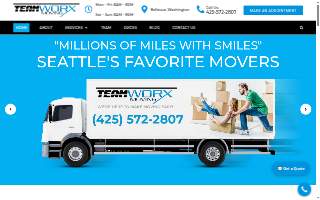 TeamWorx Moving LLC of Snoqualmie website