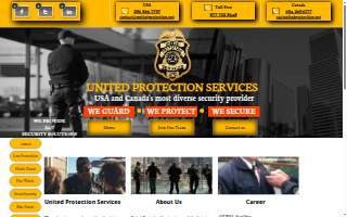 United Protection Services website
