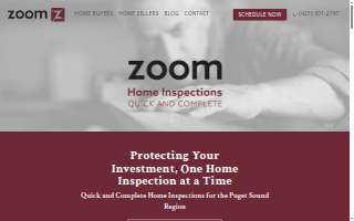 Zoom Home Inspections of Snoqualmie website