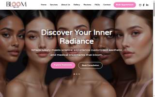 Bloom Med Spa website