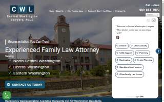 Central Washington Lawyers, PLLC website