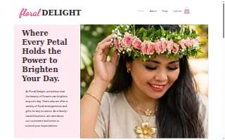 Floral Delight website