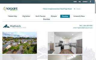 Highlands At South Hill website