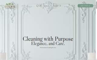 Mundior Cleaning Services website