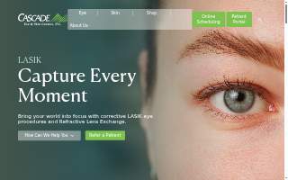Cascade Eye & Skin Centers, PC website