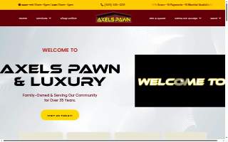 Axels Pawn Tools & Gold Exchange website