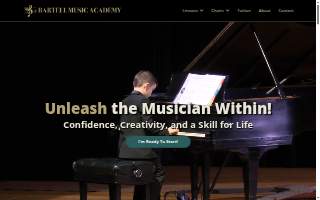 Bartell Music Academy website