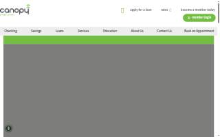 Canopy Credit Union website