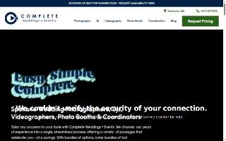 Complete Weddings + Events of Spokane website