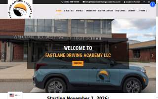 Fast Lane Driving Academy website