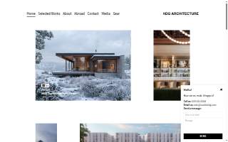 HDG Architecture website