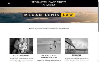 Megan Lewis Law, PLLC website