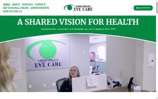 North Spokane Eye Care website