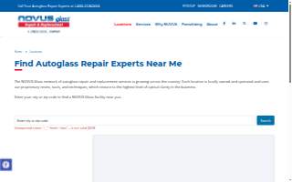 Novus Glass website