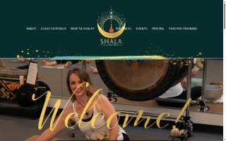 Shala Living Yoga website