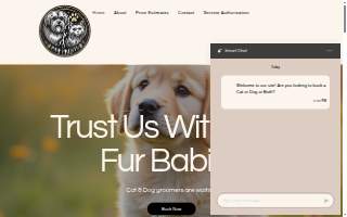 Spokane Paw Prints Grooming website