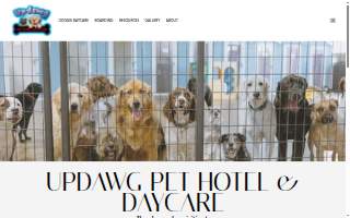 Updawg Pet Hotel & Daycare website