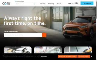 ABRA Auto Body Spokane website