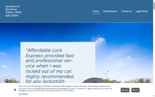 Affordable Lock Express website