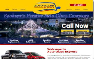 Auto Glass Express website
