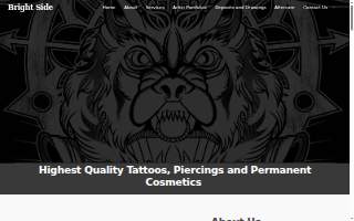Bright Side Tattoo Studio website