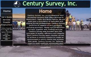 Century Survey Inc website
