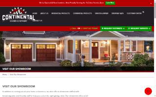 Continental Door Company of Spokane Valley website