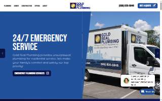 Gold Seal Plumbing website