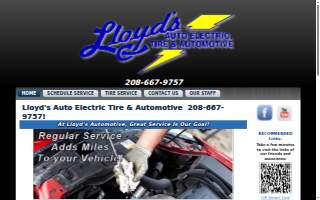 Lloyd's Automotive Spokane Valley website