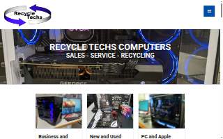 Recycle Techs Computer Sales and Service of Spokane Valley website